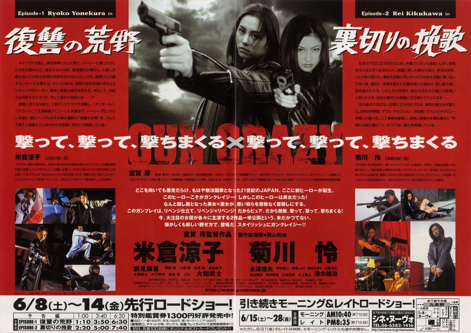 映画チラシサイト：GUN CRAZY 復讐の荒野／裏切りの挽歌