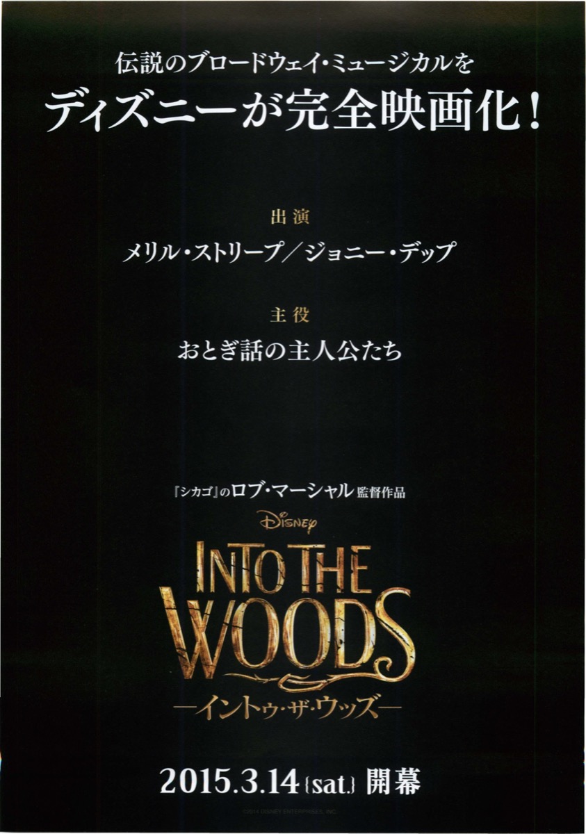 INTO THE WOODS