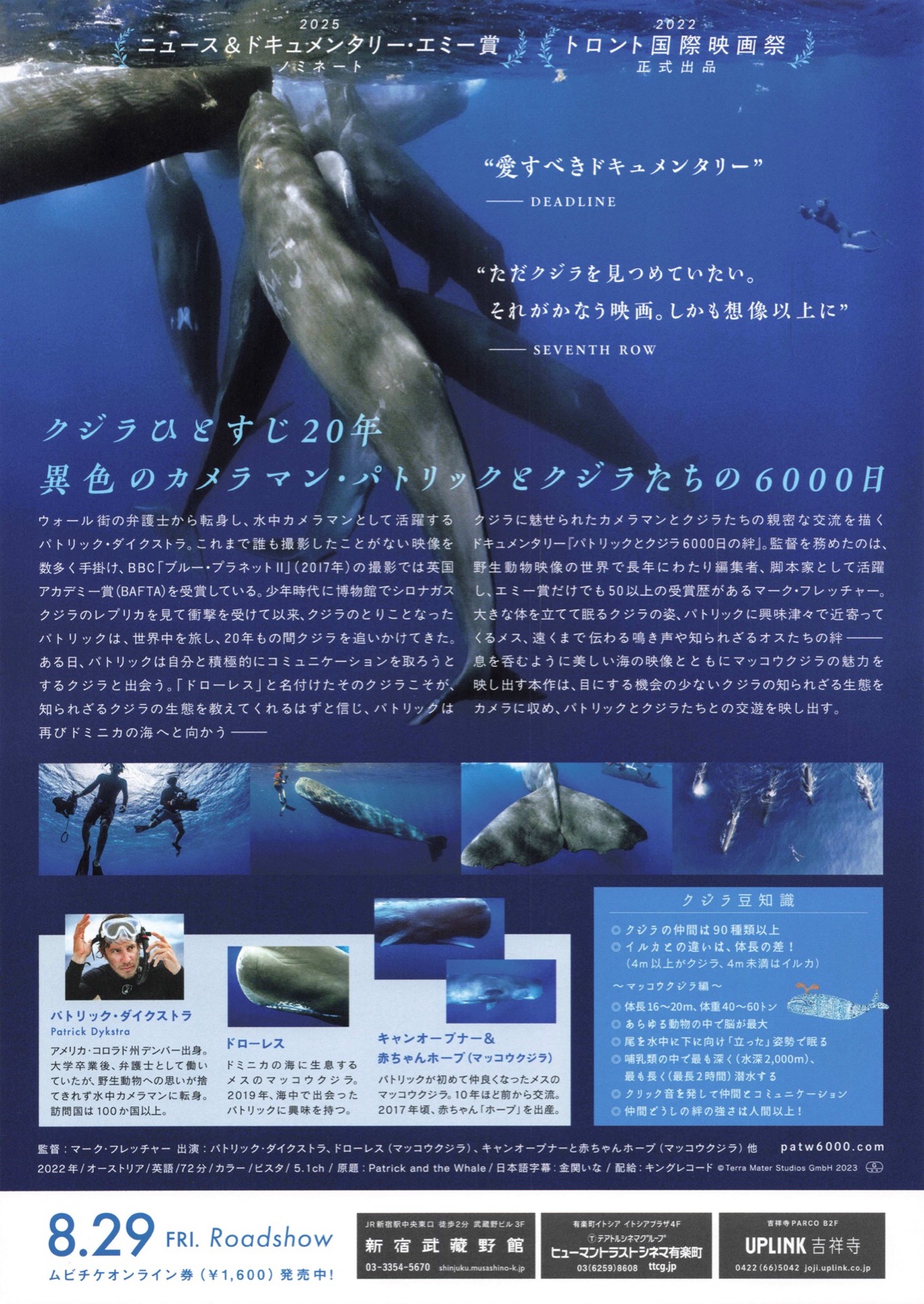 パトリックとクジラ　6000日の絆