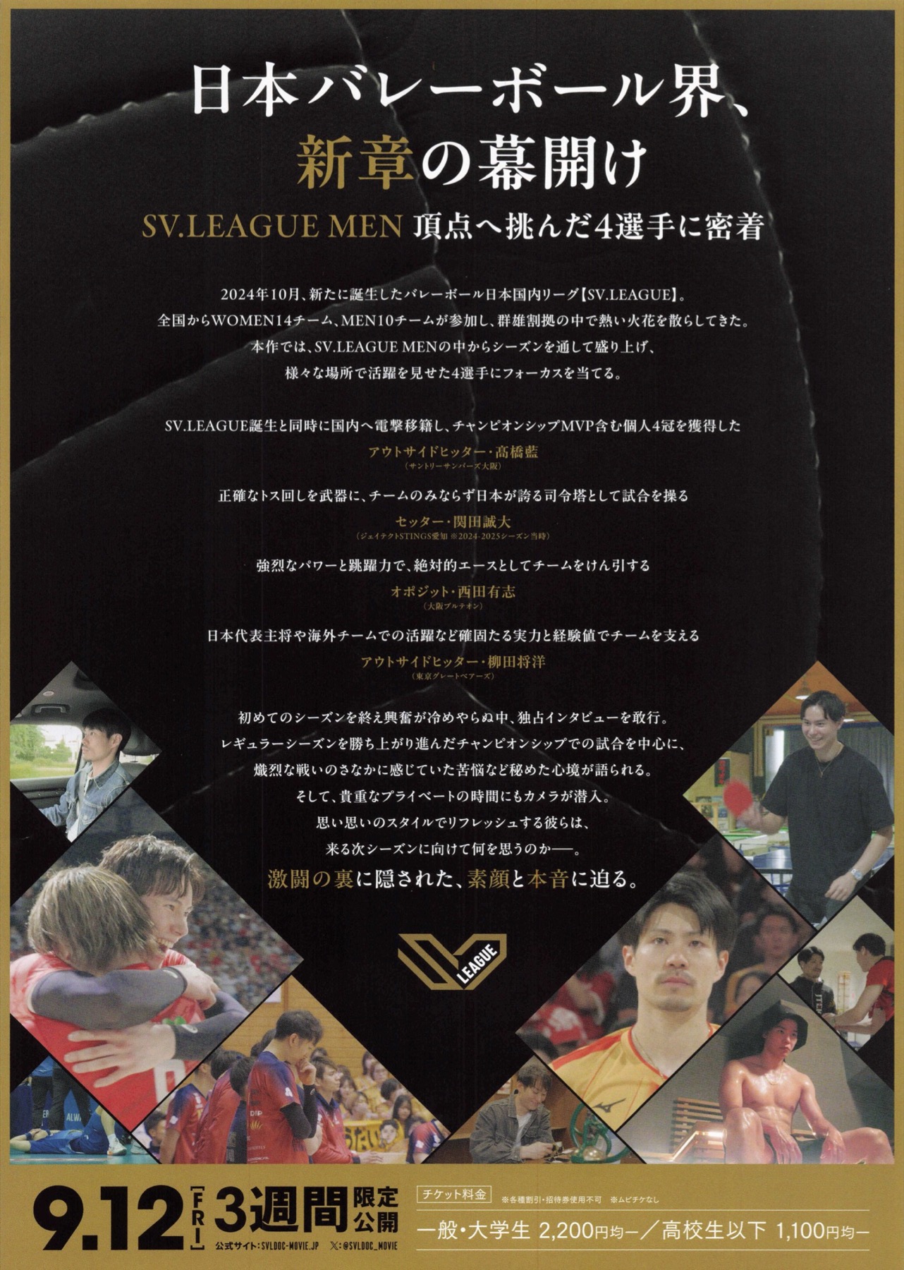 Awesome SVリーグを闘った四人の記録