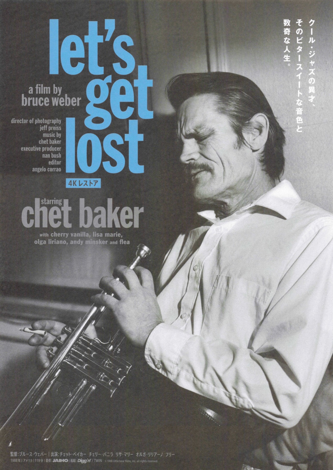 let's get lost a film by bluce weber starring Chet baker